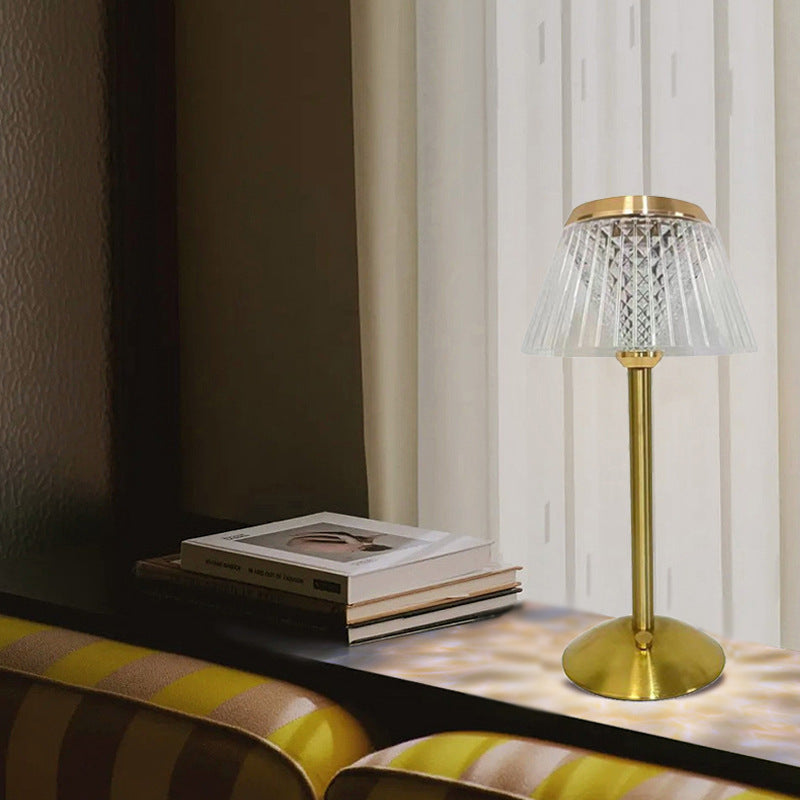 Romantic Diamond Bar Restaurant Table Lamp Creative Crystal Atmosphere