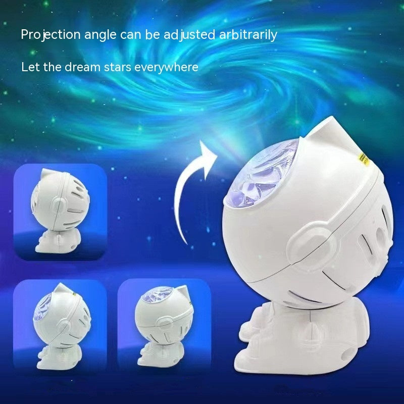Mini Sitting Starry Sky Projection Lamp Colorful