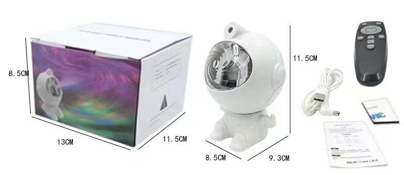 Mini Sitting Starry Sky Projection Lamp Colorful