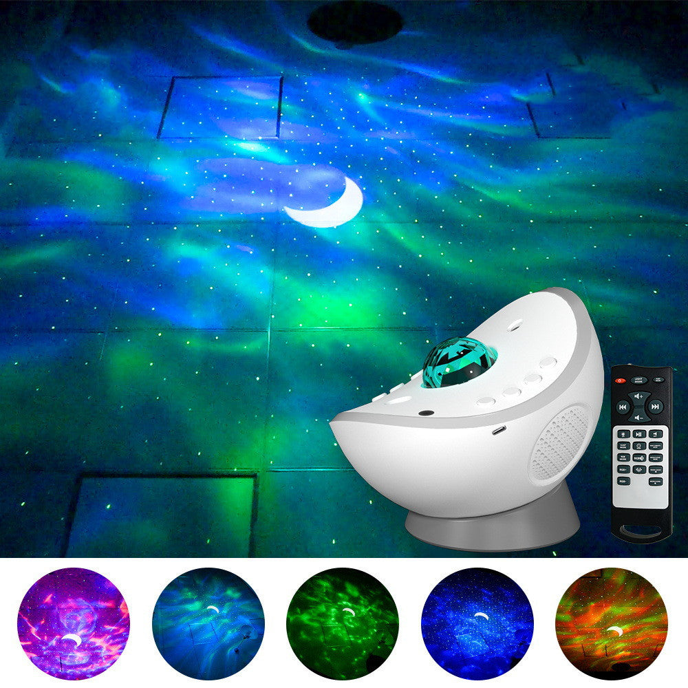 New Moon And Starry Sky Projection Lamp