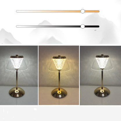 Romantic Diamond Bar Restaurant Table Lamp Creative Crystal Atmosphere