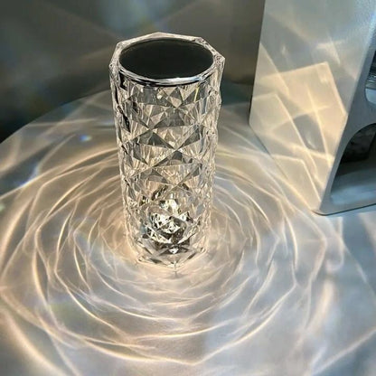 Diamond Crystal Table Lamp Can Carry Usb Rechargeable Decorative Night Light
