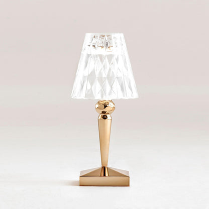Diamond Crystal Rechargeable Decorative Table Lamp